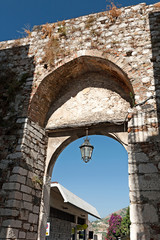 Fototapeta premium Medieval arch in Taormina, Sicily, Italy