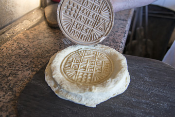 Bread stamp cast