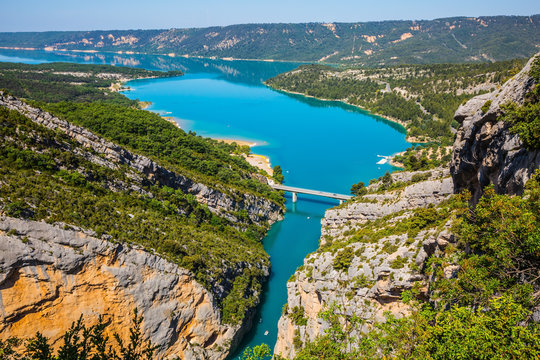The  river in canyon of Verdon