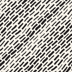 Abstract Background With Rounded brush strokes. Doodle Vector Seamless Pattern.