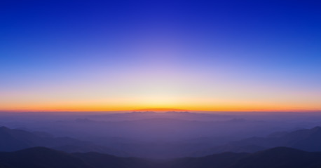 Sun rise and sun set sky background