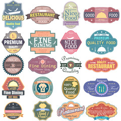 Premium Quality Food label tag sticker for Advertisement