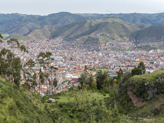 Fototapeta na wymiar Skyline Cusco Peru