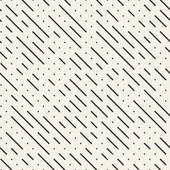 Irregular Maze Shapes Tiling Contemporary Graphic Design. Vector Seamless Black and White Pattern