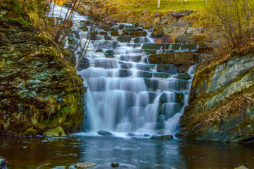 Spring waterfall