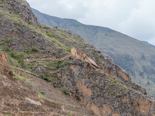 Písac  (Pisaq) Inkaruinen  Valle Sagrado (Heiliges Tal der Inka) Rio Urubamba Peru
