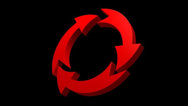 Animated Arrows. Loop. QuickTime png+alpha