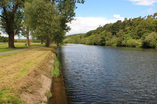 Banks Of River Lee Cork City Ireland