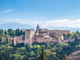 Fototapeta na wymiar Alhambra of Granada, Spain