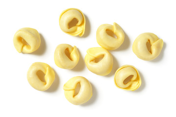 Tortellini Pasta on White Background - Powered by Adobe