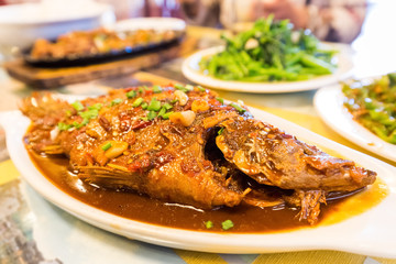 cooking mandarin fish