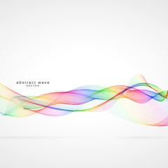 abstract swirl colorful wave vector background