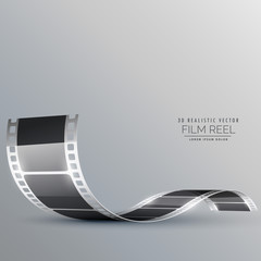 Naklejka premium clean film strip vector background