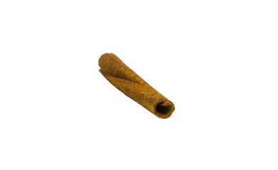 Cinnamon stick isolated on white background