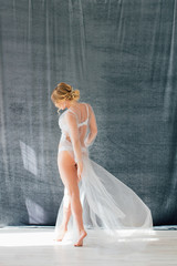 Fototapeta premium Boudoir bride's morning