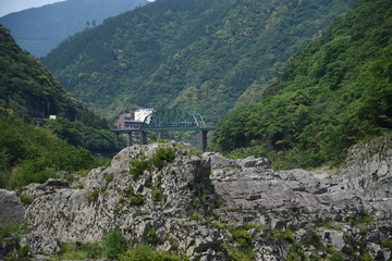 鉄橋をいく列車