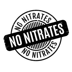 No Nitrates rubber stamp. Grunge design with dust scratches. Effects can be easily removed for a clean, crisp look. Color is easily changed.