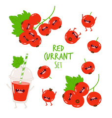 Funny red currant set