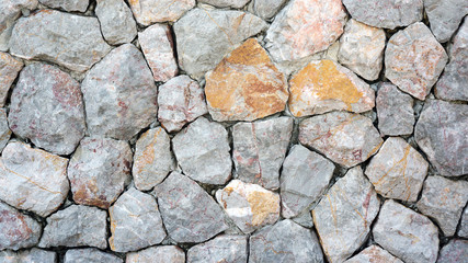 Stone walls for a background.