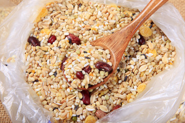 Obraz premium Cereal grains , seeds, beans