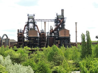 Fototapeta na wymiar Landschaftspark Duisburg-Nord