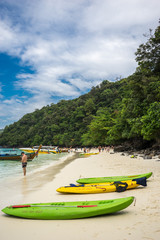 Fototapeta na wymiar Monkey Beach Kayaks