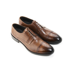 Studio shot of classic male shoes