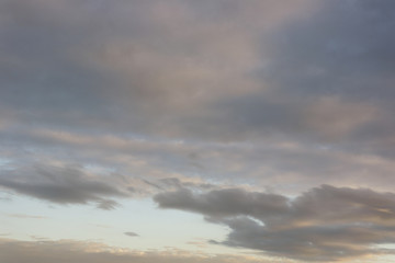 Obraz premium Beautiful evening sky