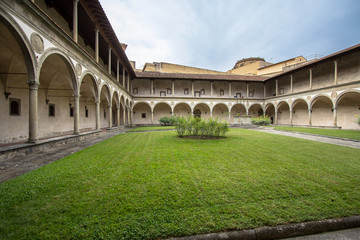Fototapeta na wymiar Basilica di Santa Croce in Florence