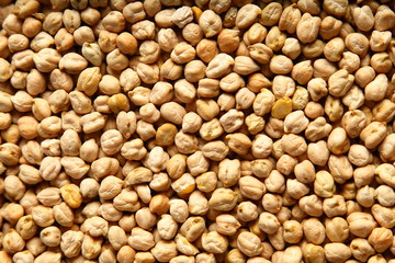 Organic chickpeas texture.