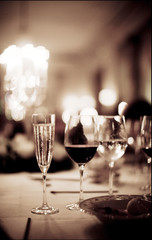 Wedding party marriage reception