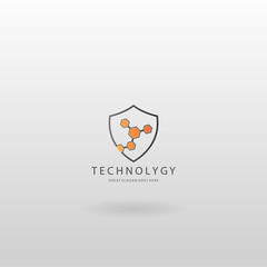 Technology shield logo