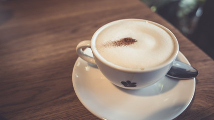 Hot Cappuccino Coffee