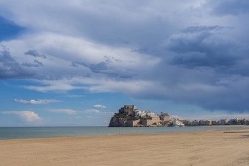 Peniscola castle (Castellon, Spain).