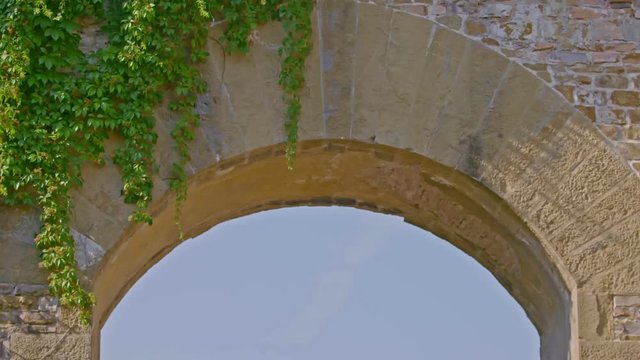 view of the porta san niccolo in Florence, Italy
