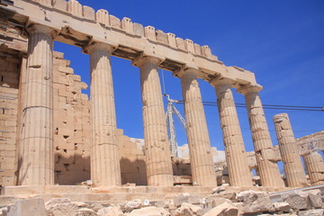 Obraz premium les ruines du Parthénon