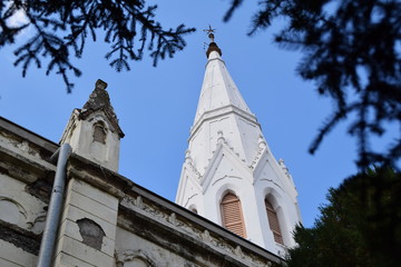 Fototapeta na wymiar Serbia. Zrenjanin. The Church of the Reformation.