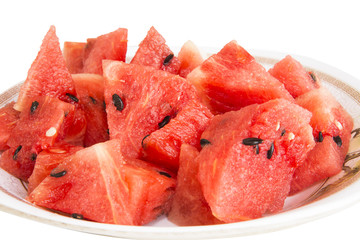 Melon water isolated white. Clipping path.