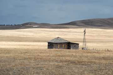 Shack and Windmill