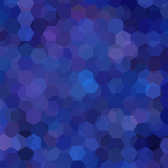 Geometric pattern, vector background with hexagons in blue tones. Illustration pattern