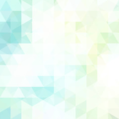 Abstract geometric style background. Blue, white colors. Vector illustration