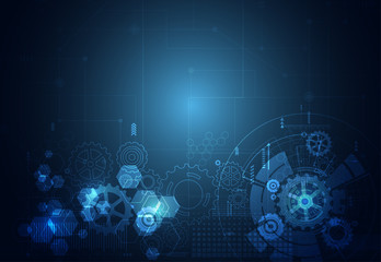 Abstract technology concept. vector illustration background