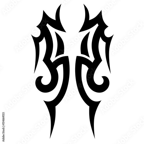Tattoo Tattoo Tribal Vector Design Simple Tattoo Tribal Logo Tattoo Tribal Design For Men Woman And Girl Abstract Tribal Tattoo Pattern Wall Mural Rudvi