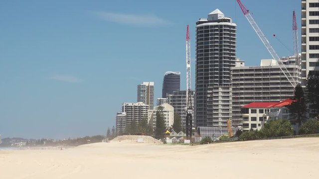 Surfer's Paradise, Skyscraper Building near Beach,