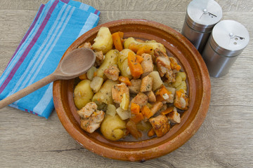 fricassée de volaille campagnarde
