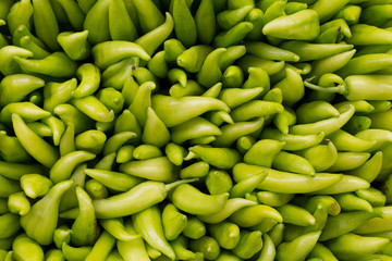 Green peppers, background