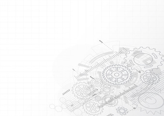 Abstract Technology Background