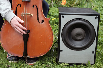 Street Musician Playing Cello