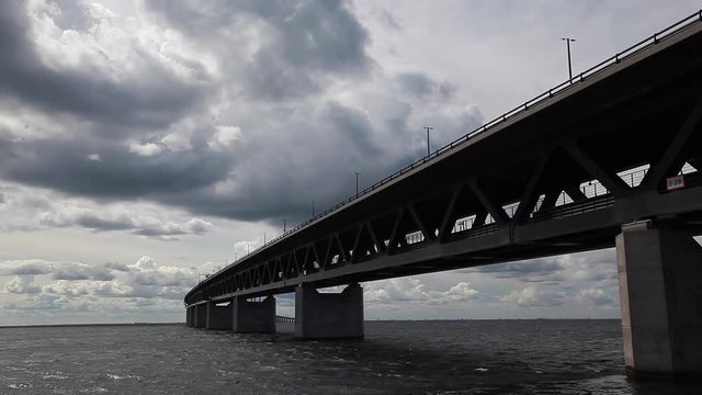 oresunds bridge time lapse