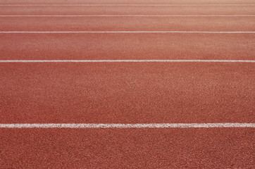 Fototapeta premium Athlete Track or Running Track with nice scenic 